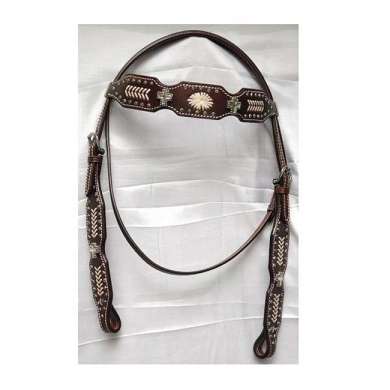 Fancy Colorful Leather Horse Bridle for Sale