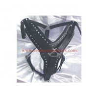 Studded Decoration Original Indian Leather Dog Body Harness